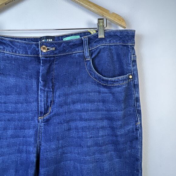 Maeve by Anthropologie Jeans Womens 16W Blue Wide Leg Denim 16 plus OP1454557 - Picture 4 of 12